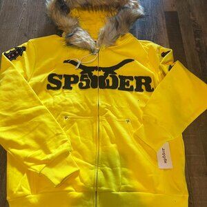Sp5der Fur Hoodie